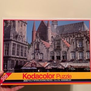 New, sealed Kodacolor puzzle
“Belgium Market Place”
300 piece jigsaw puzzle